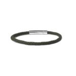 BORSARI PULSERA ACERO CAUCHO VERDE