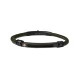BORSARI PULSERA ACERO POLIESTER ORO 18kts.
