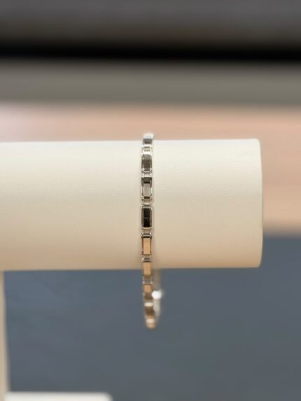 Pulsera oro blanco 20cm  11,9 gramos